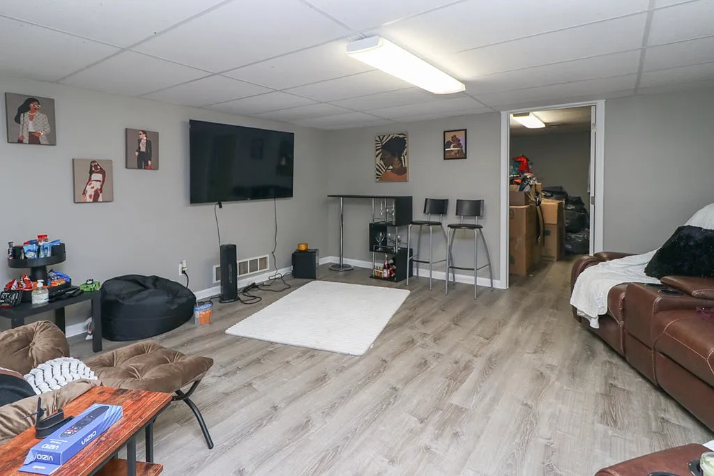 Finished basement