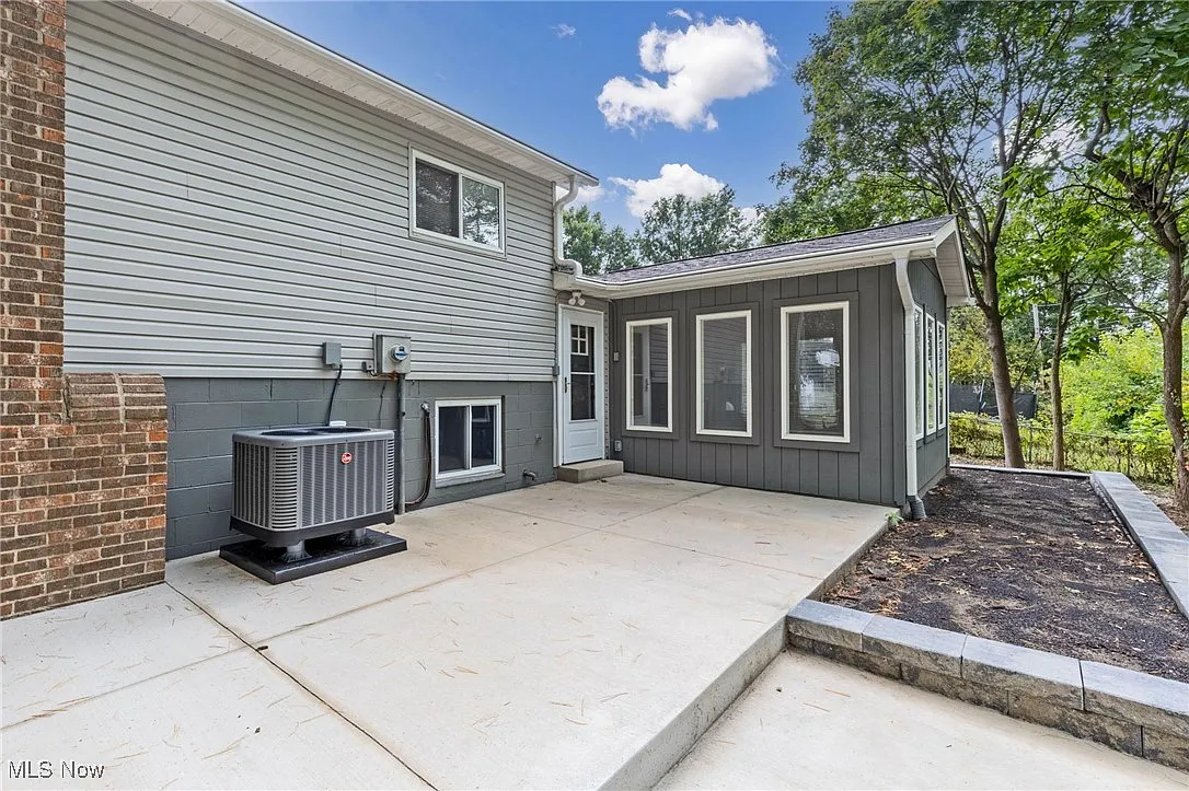 Rear exterior and patio