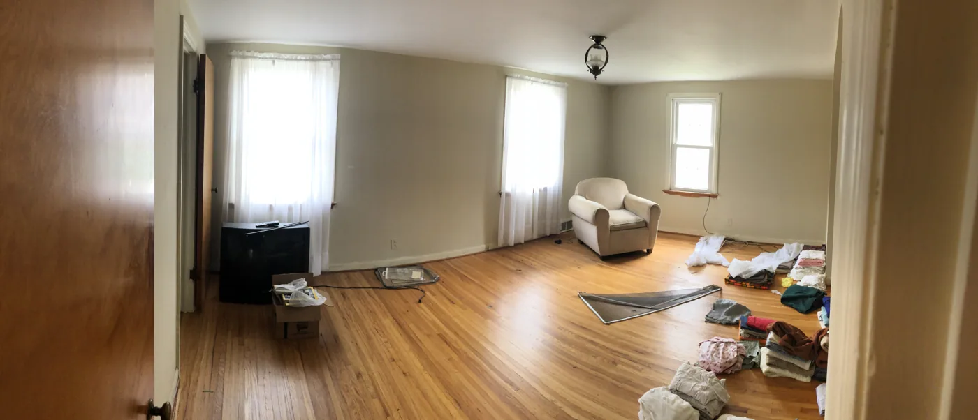 Master bedroom before